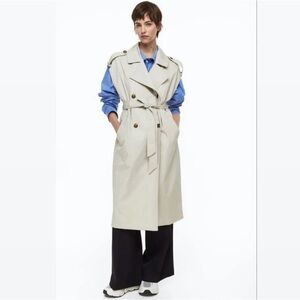 H&M SLEEVELESS TRENCH COAT NEW NWT